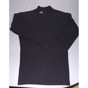 Under Armour Long Sleeved Black Mock Compression Athletic Shirt Men's XL